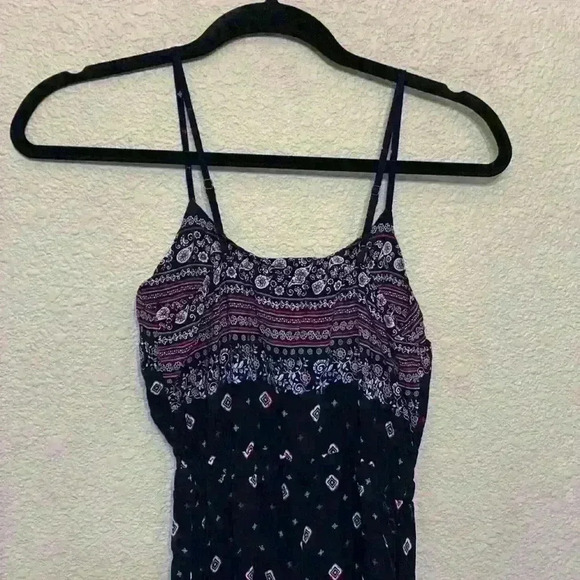 Shosho paisley jumpsuit sz s casual fall preppy boho festival concert country - Picture 7 of 12